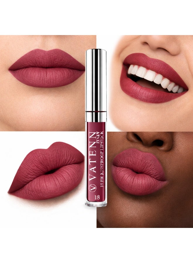 فاتن إيطاليا 18 Hr Kissproof Lipstick 18 - Image 3